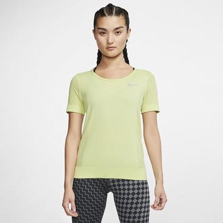 Top Nike Infinite Maneca Scurta Running Dama Verzi Deschis | ERDI-37056